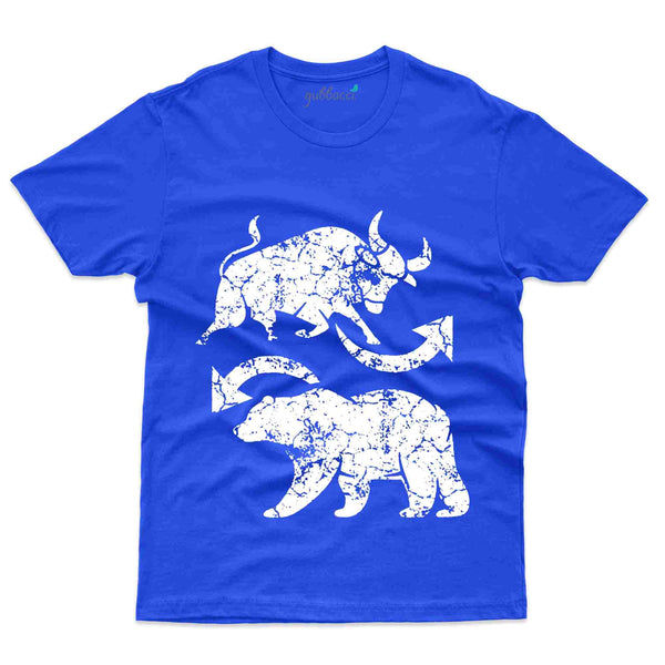 Bull Vs Bear T-Shirt - Stock Market Collection - Gubbacci