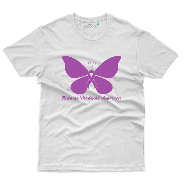 Butterfly 2 T-Shirt- migraine Awareness Collection - Gubbacci