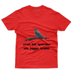 Buy Sparrow T-Shirt - Nagarahole National Park Collection