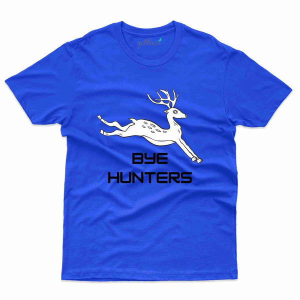 Bye Hunters T-Shirt - Kaziranga National Park Collection - Gubbacci-India