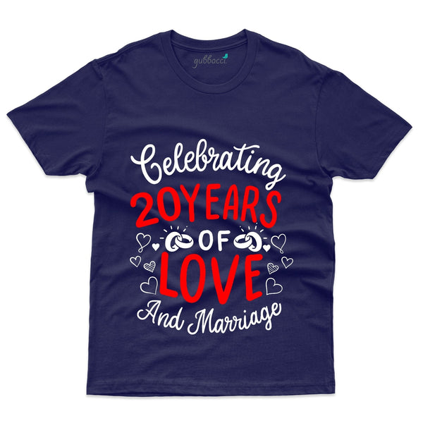 Celebrating 20 Years T-Shirt - 20th Anniversary Collection - Gubbacci-India