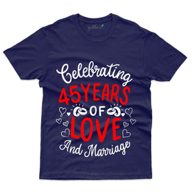 Celebrating 45 Years T-Shirt - 45th Anniversary Collection