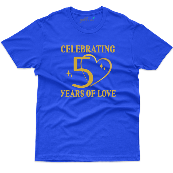 Gubbacci Apparel T-shirt S Celebrating 50 years of love - 50th Marriage Anniversary Buy Celebrating 50 years of love - 50th Marriage Anniversary