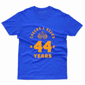 Cheers & Beers T-Shirt - 44th Birthday Collection