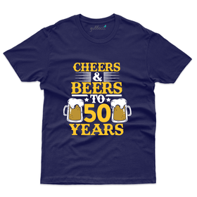 Cheers The Beers T-Shirt - 50th Birthday Collection