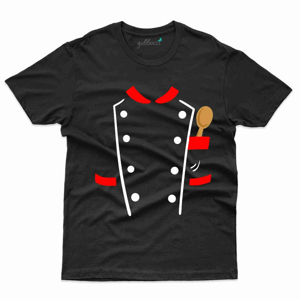 Chef Coat Design T-Shirt - Cooking Lovers Collection - Gubbacci-India
