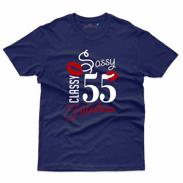 Classy & Sassy T-Shirt - 55th Birthday Collection - Gubbacci