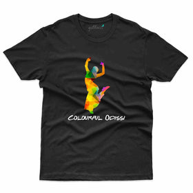 Colourful Odissi T-Shirt - Odissi Dance Collection