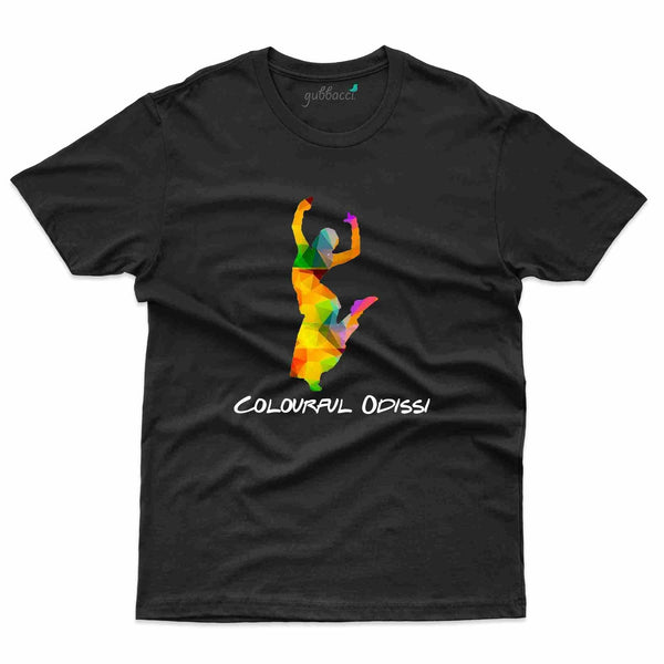 Colourful Odissi T-Shirt - Odissi Dance Collection - Gubbacci-India