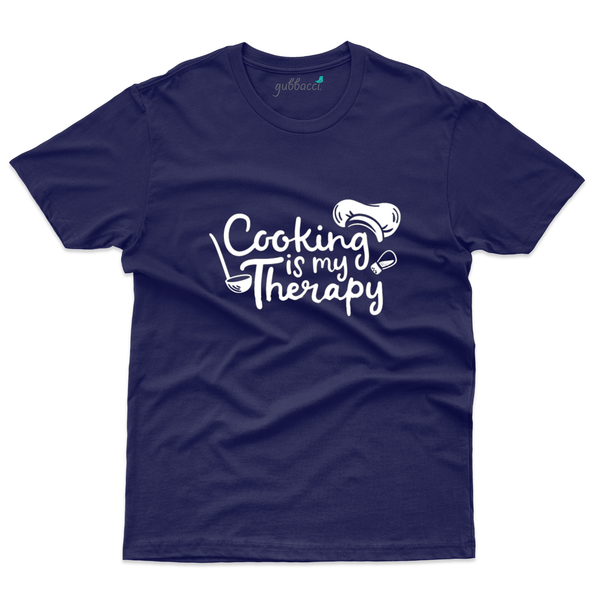 Gubbacci Apparel T-shirt XS Cooking is my Therapy T-Shirt - Food Lovers Collection Buy Cooking is my Therapy T-Shirt - Food Lovers Collection