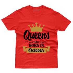 Crown T-Shirt - October Birthday Collection