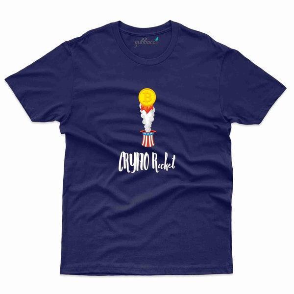 Crypto Rocket T-Shirt - Bitcoin Collection - Gubbacci-India