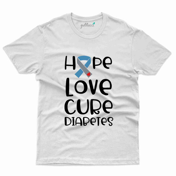 Cure T-Shirt -Diabetes Collection - Gubbacci-India