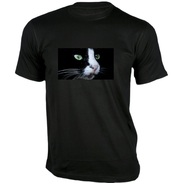 Gubbacci Apparel T-shirt Curious Cat By Sahana