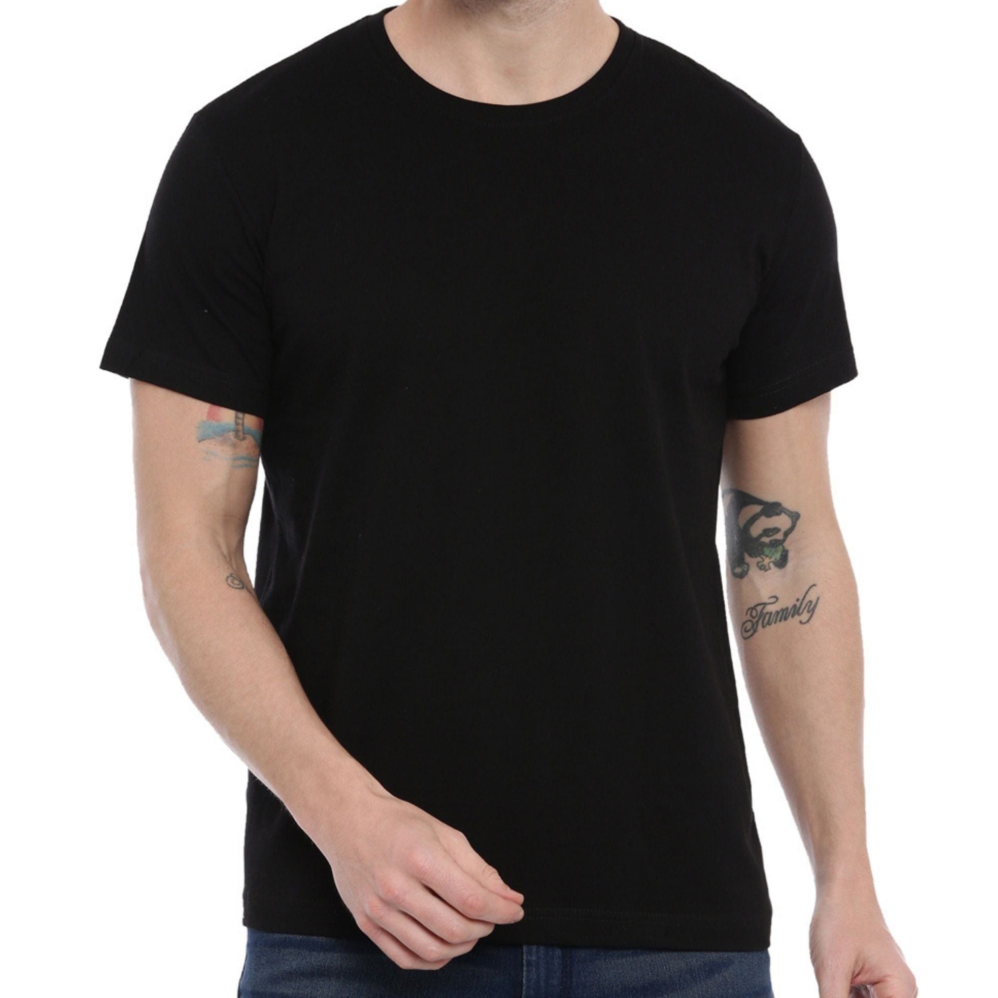 Round Neck Bulk Order T Shirts Cheap Customized 100% Cotton Unisex