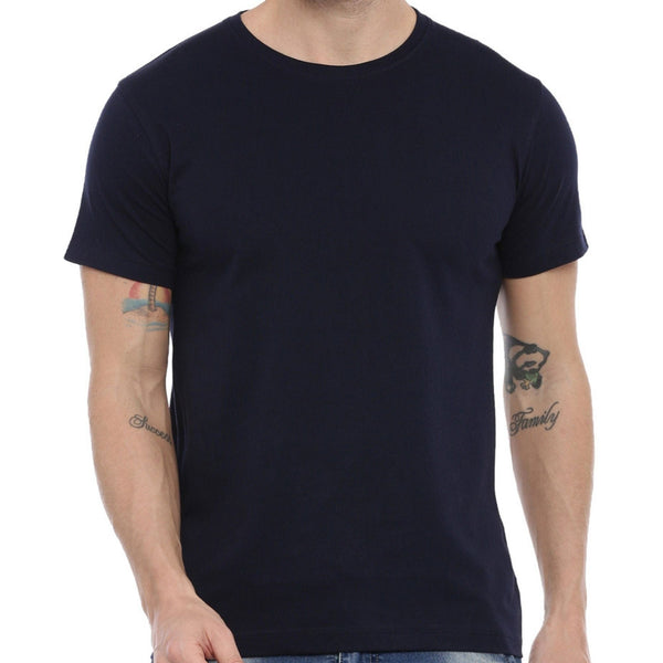 Customisable Premium Round Neck T-shirt - Order In Bulk - Gubbacci-India