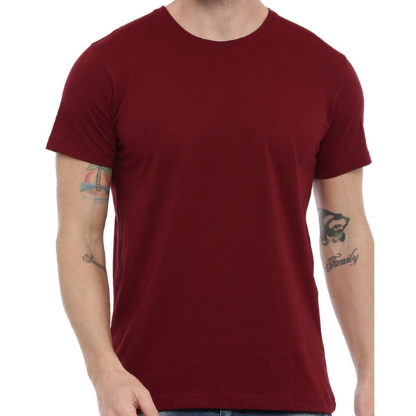 Customisable Premium Round Neck T-shirt - Order In Bulk - Gubbacci-India