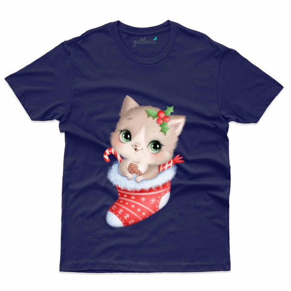 Cute Cat Santa Custom T-shirt - Christmas Collection - Gubbacci