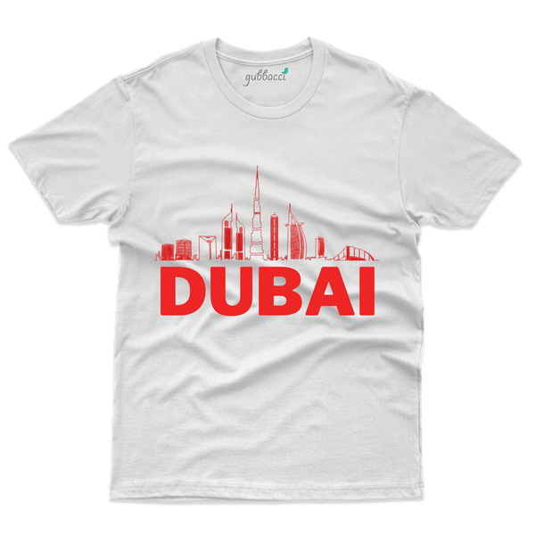 Dark Dubai City 3 T-Shirt - Skyline Collection - Gubbacci-India