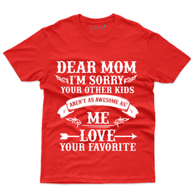 Dear Mom T-Shirt - Mom and Daughter Collection