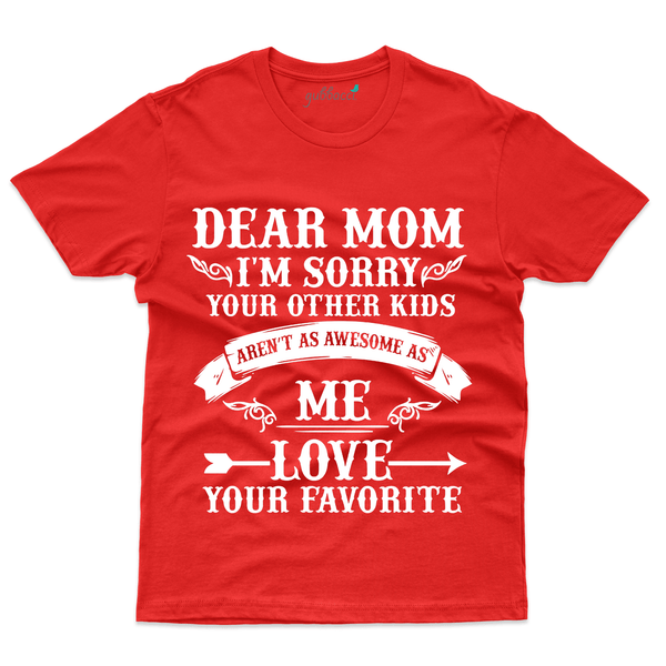 Gubbacci Apparel T-shirt S Dear Mom T-Shirt - Mom and Daughter Collection Buy My Daughter T-Shirt - Mom and Daughter Collection