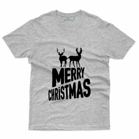 Deer Christmas Custom T-shirt No 1 - Christmas Collection