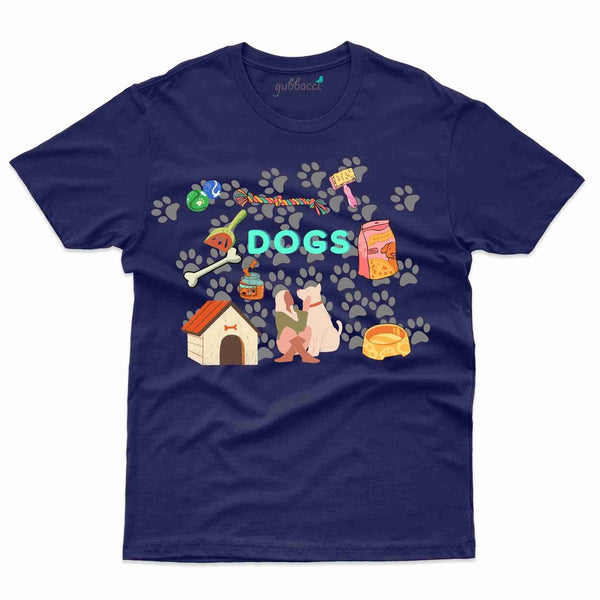 Dogs T-Shirt - Doodle Collection - Gubbacci-India