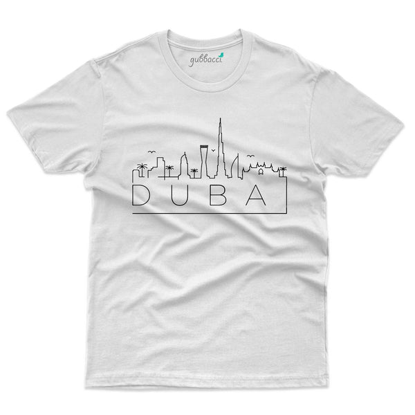 Dubai Skyline 5 T-Shirt - Skyline Collection - Gubbacci-India