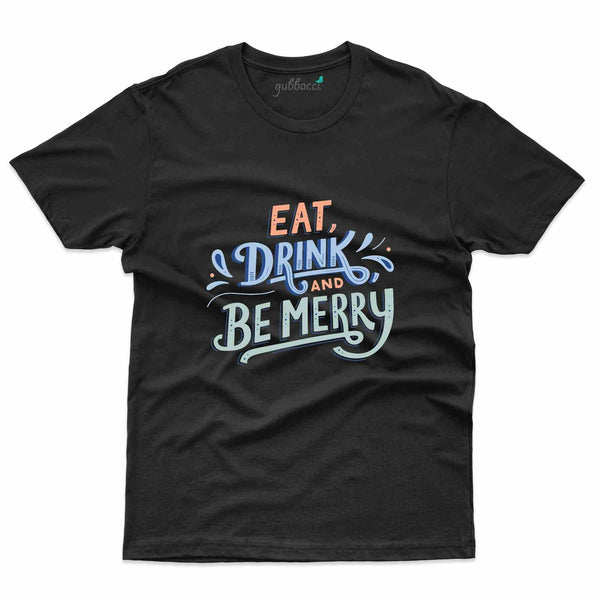 Eat Drink Custom T-shirt - Christmas Collection - Gubbacci