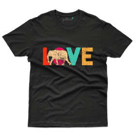 Elephant Love T-Shirt - Wild Life Of India T-Shirt