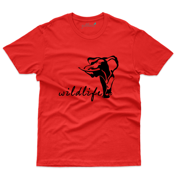 Elephant Wild Life T-Shirt - Wild Life T-Shirt Of India - Gubbacci-India