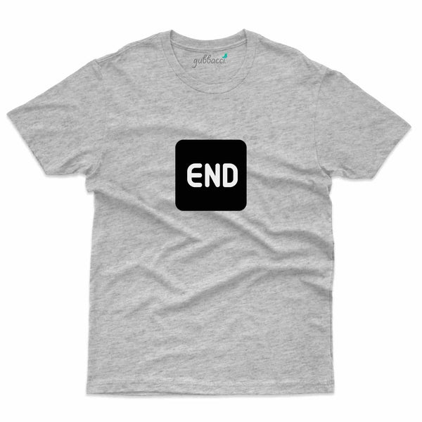 END T-Shirt - Minimalist Collection - Gubbacci-India
