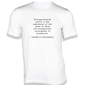 Entrepreneurial profit is the expression T-Shirt - Quotes on T-Shirt