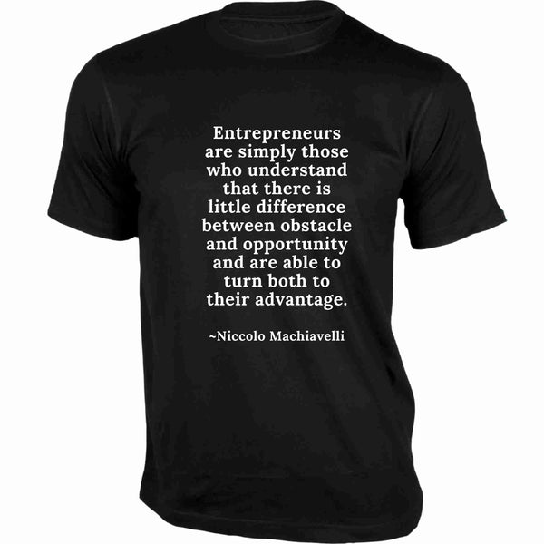 Entrepreneurs are simply those who understand T-Shirt - Quotes on T-Shirt - Gubbacci