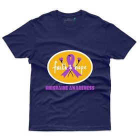 Faith & Hope 2 T-Shirt- migraine Awareness Collection