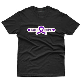 Faith Hope T-Shirt - Pancreatic Cancer Collection