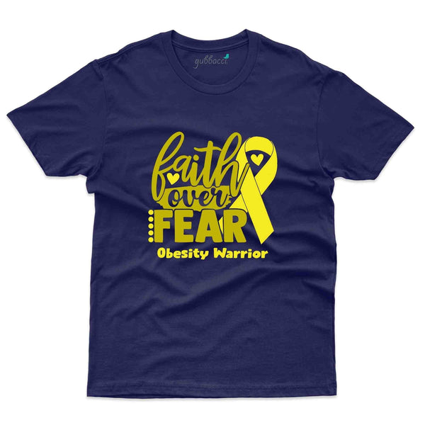 Faith Over Fear T-Shirt - Obesity Awareness Collection - Gubbacci