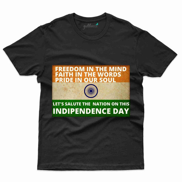 Faith T-shirt  - Independence Day Collection - Gubbacci-India