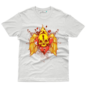Fiery Skull T-Shirt - Abstract Collection