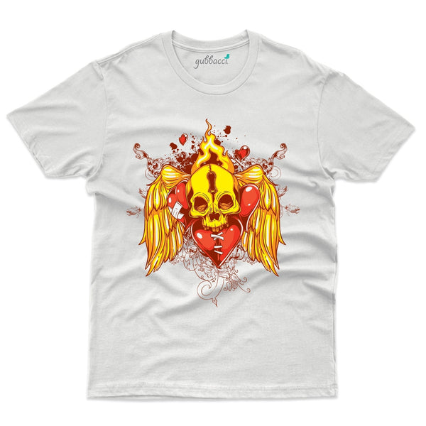 Gubbacci Apparel T-shirt S Fiery Skull T-Shirt - Abstract Collection Buy Fiery Skull T-Shirt - Abstract Collection