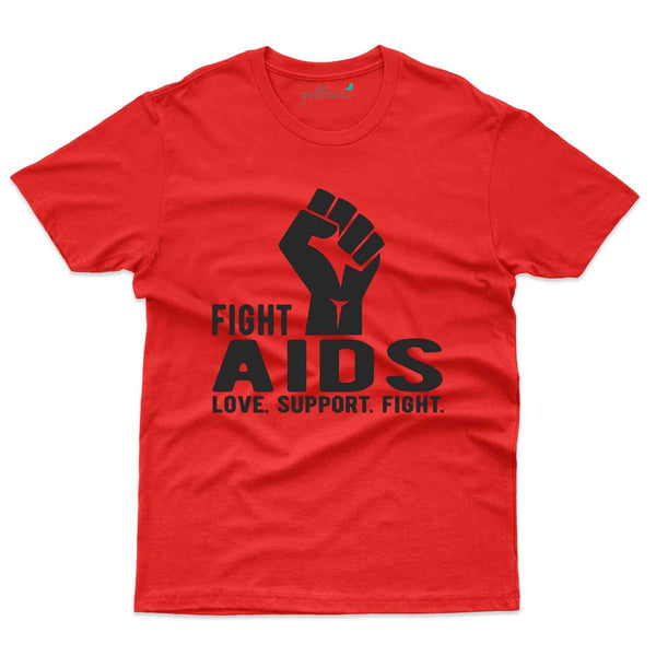 Fight AIDS T-Shirt - HIV AIDS Collection - Gubbacci