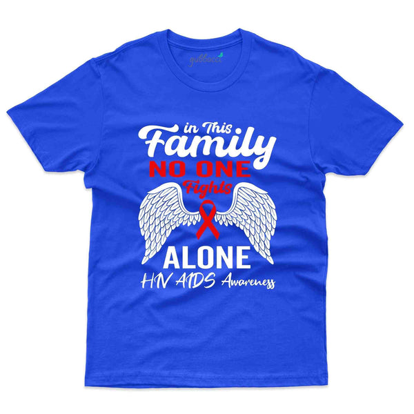 Fight Alone 2 T-Shirt - HIV AIDS Collection - Gubbacci