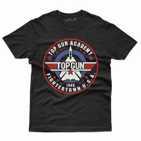 Top Gun Logo and Maverick - Maglietta da adulto, colore: Blu navy, blu marino., S Top Gun Logo and Maverick - Maglietta da adulto, colore: Blu navy, blu marino., S