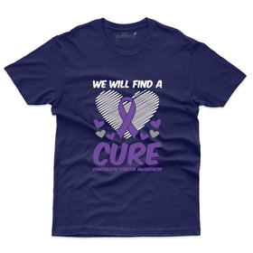 Find A Cure 2 T-Shirt - Pancreatic Cancer Collection