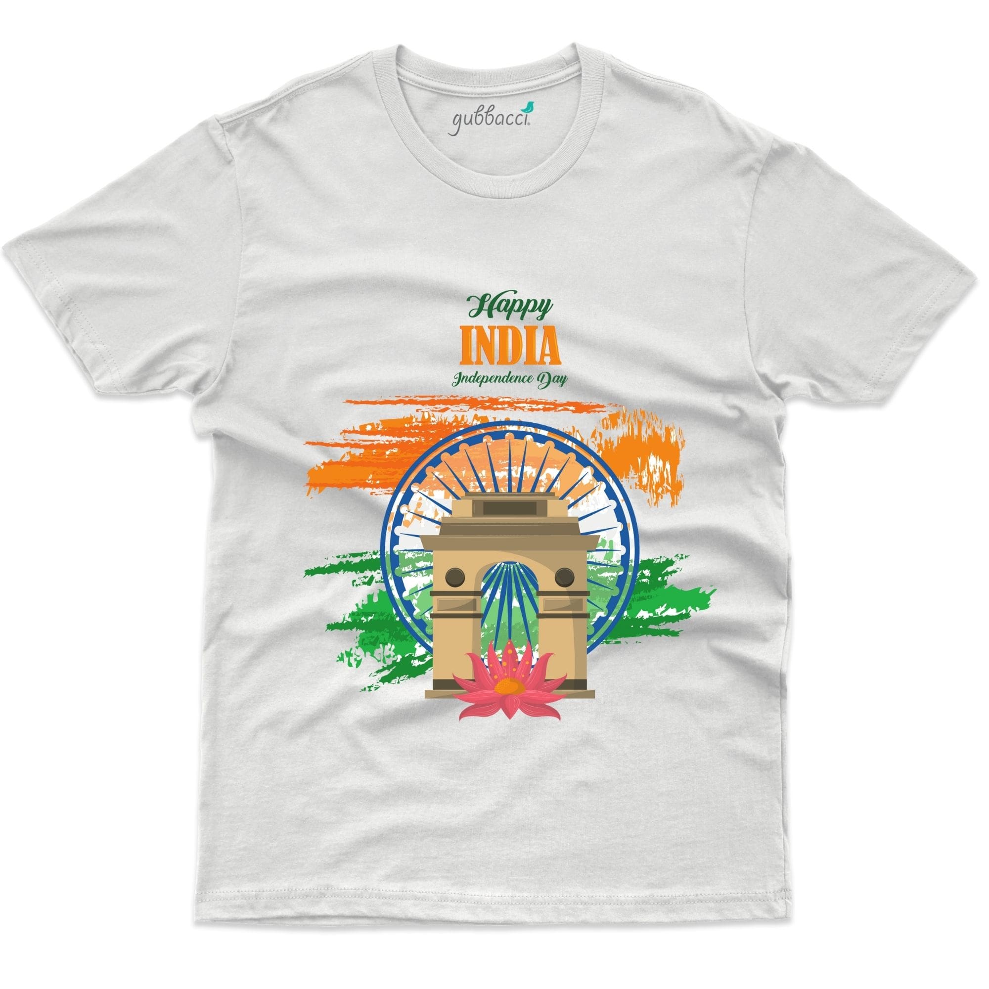 Gateway of India Design T-shirt Independence Day T-Shirt