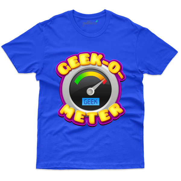 Gubbacci Apparel T-shirt S Geek-o-Meter T-Shirt - Geek collection Buy Geek-o-Meter T-Shirt - Geek collection 