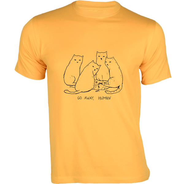 Gubbacci Apparel T-shirt XS Go Away Human