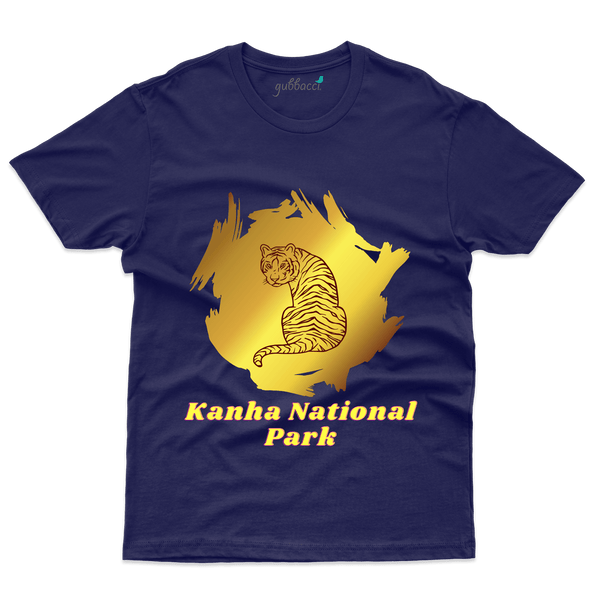 Golden Tiger T-Shirt -Kanha National Park Collection - Gubbacci-India