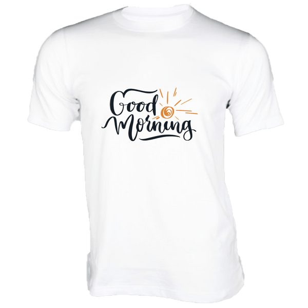 Gubbacci Apparel T-shirt XS Good Morning  By Varsha