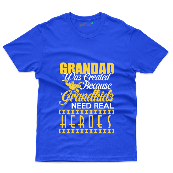 Gubbacci Apparel T-shirt S Grandad was Created T-Shirt - Fathers Day Collection Buy Grandad was Created T-Shirt - Fathers Day Collection